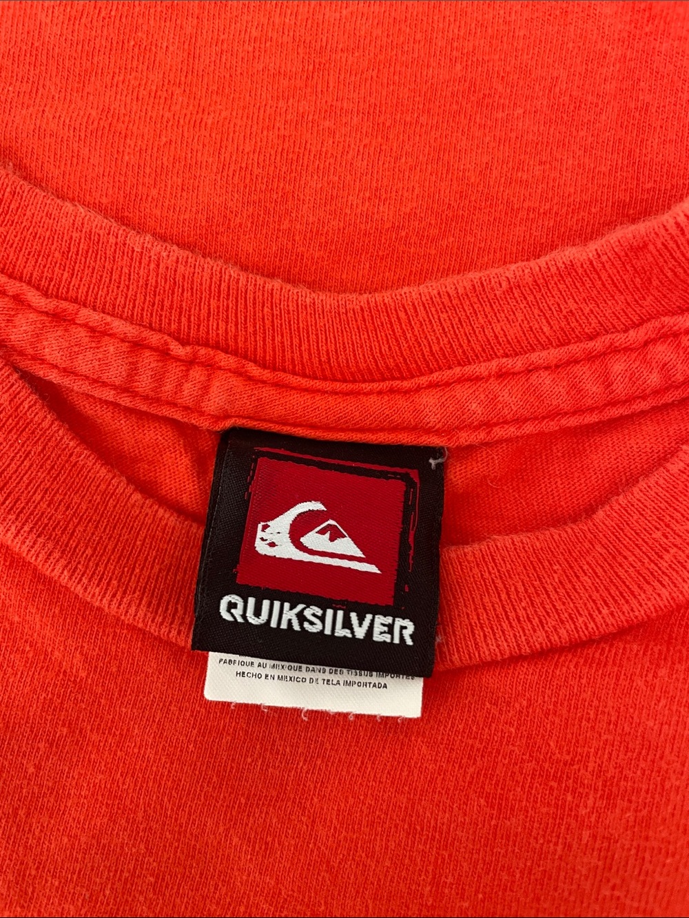 Quiksilver Kids Orange Short Sleeve Shark Graphic Tee - Picture 2 of 3